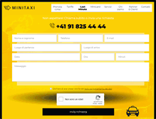 Tablet Screenshot of mini-taxi.com